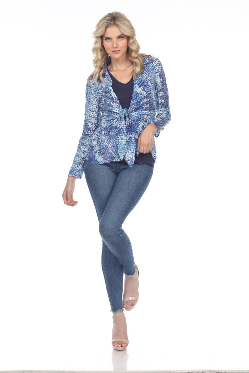 Elle Cardigan - Sky Glitter - CARINE
