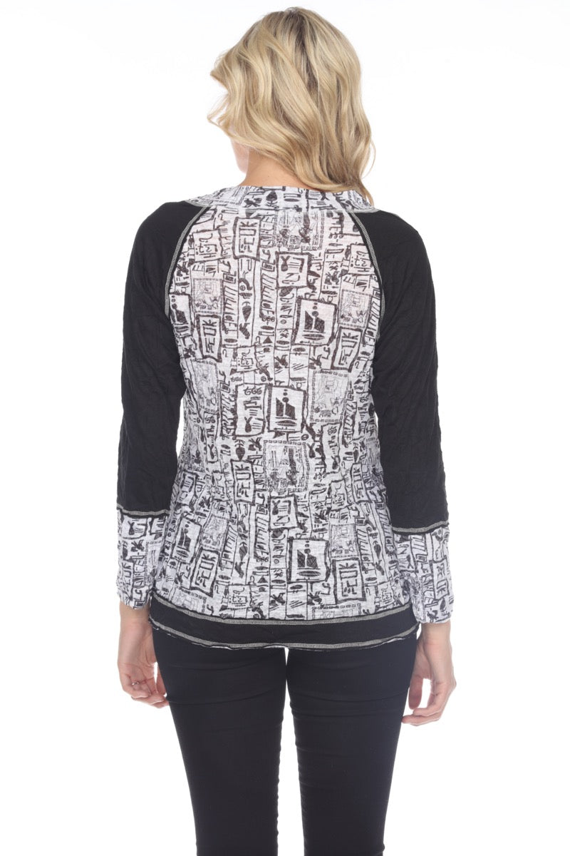 Patricia Top - Egyptian Symbols - CARINE