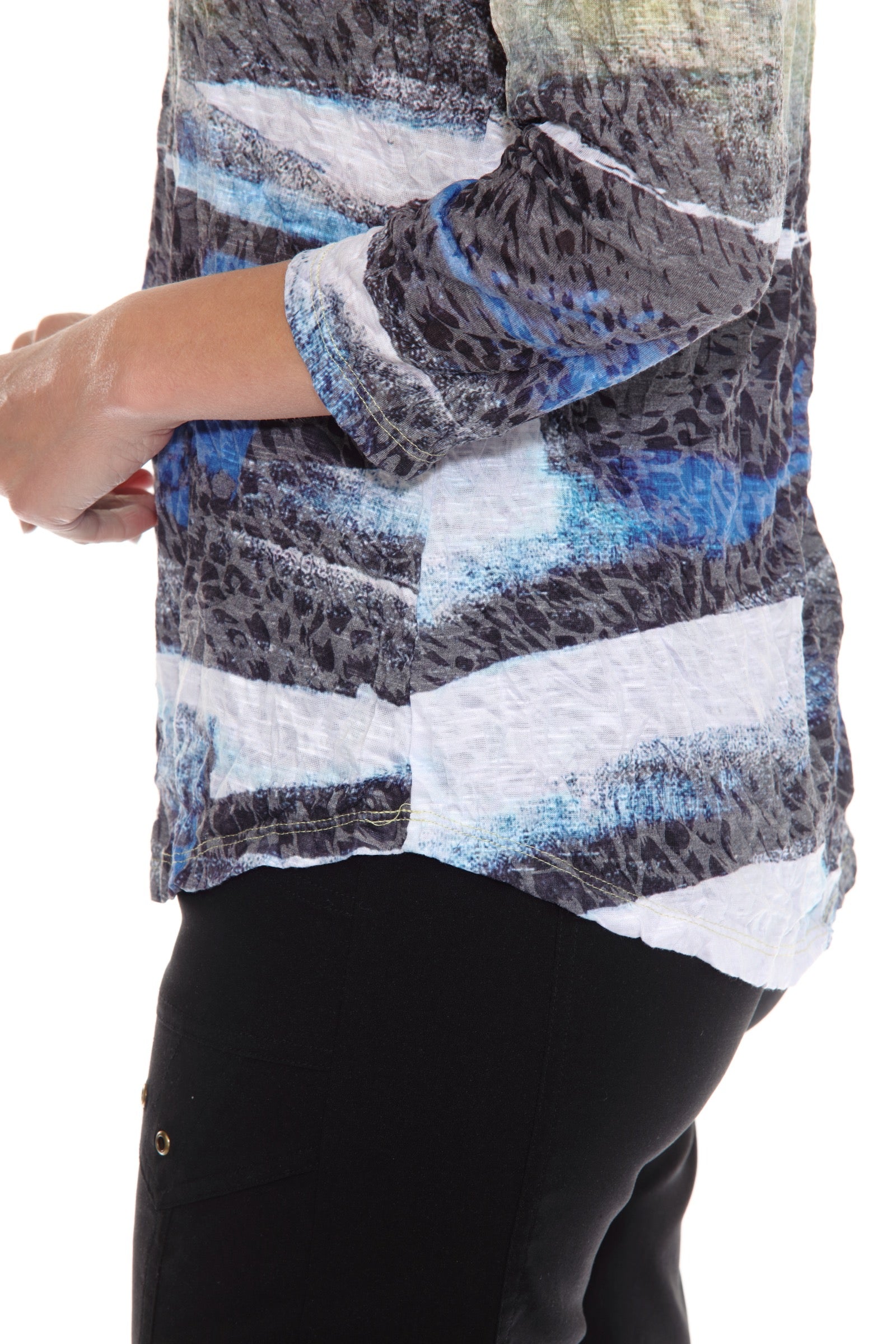 Round-Neck Top - Terra Sky