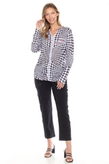 Pamela Top L/S - Rhythm Dots - CARINE
