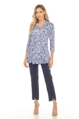 Selena Shirt - Blue Trace
