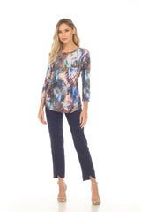 Round-Neck Top - Wild Essence