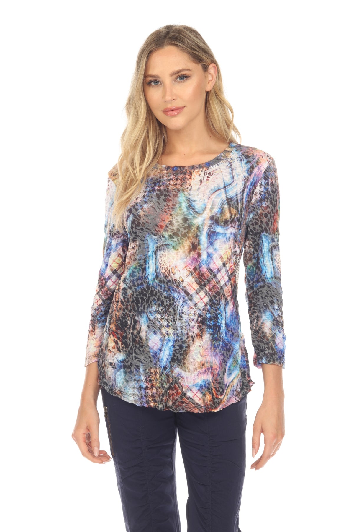 Round-Neck Top - Wild Essence