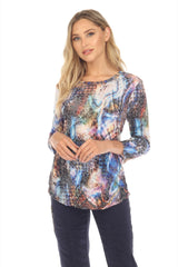 Round-Neck Top - Wild Essence