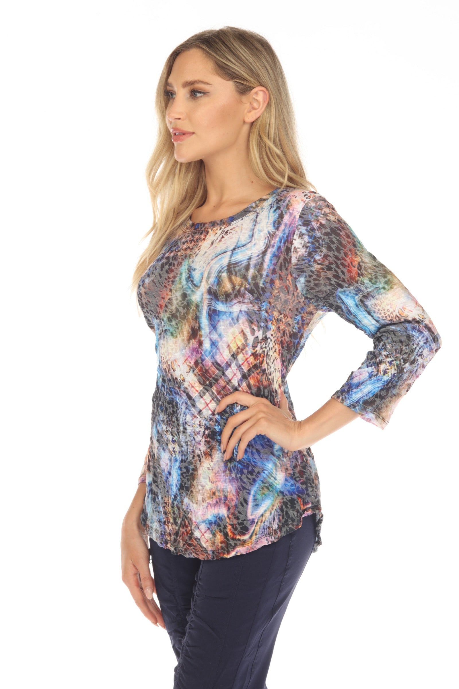 Round-Neck Top - Wild Essence