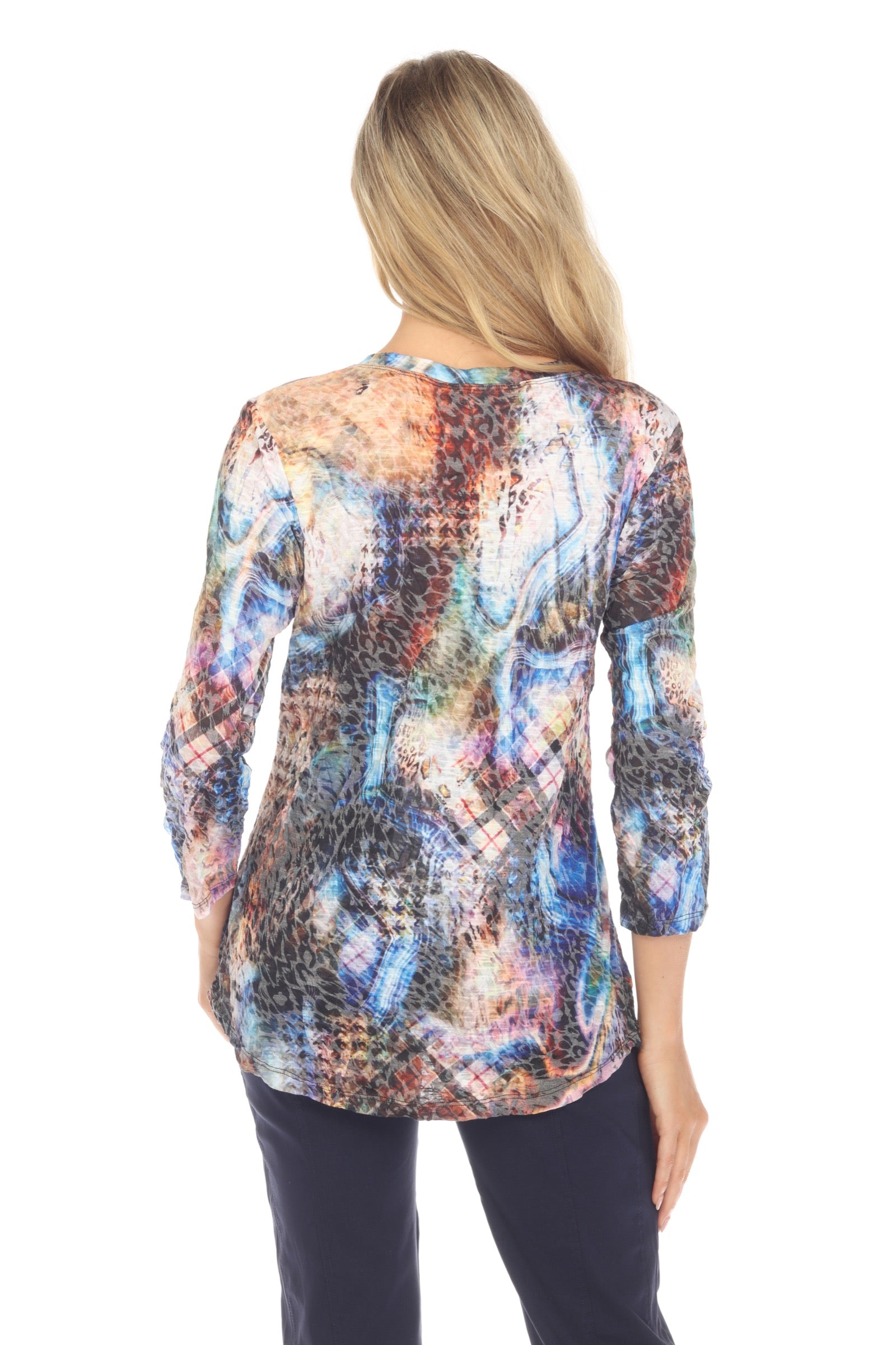 Round-Neck Top - Wild Essence