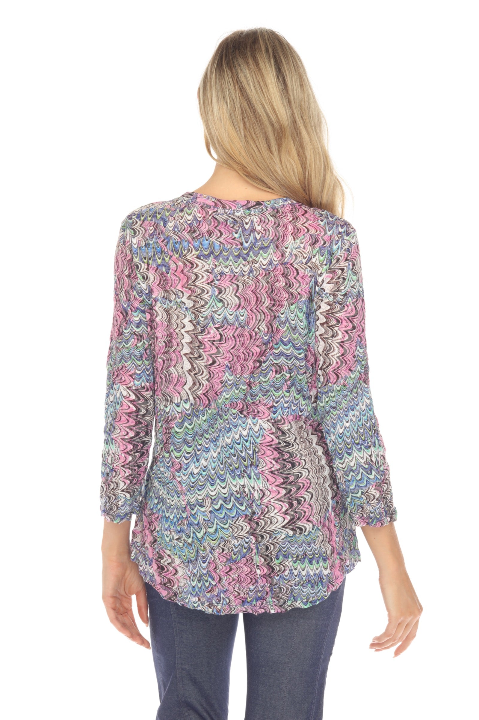 Round-Neck Top - Orchid Vibe