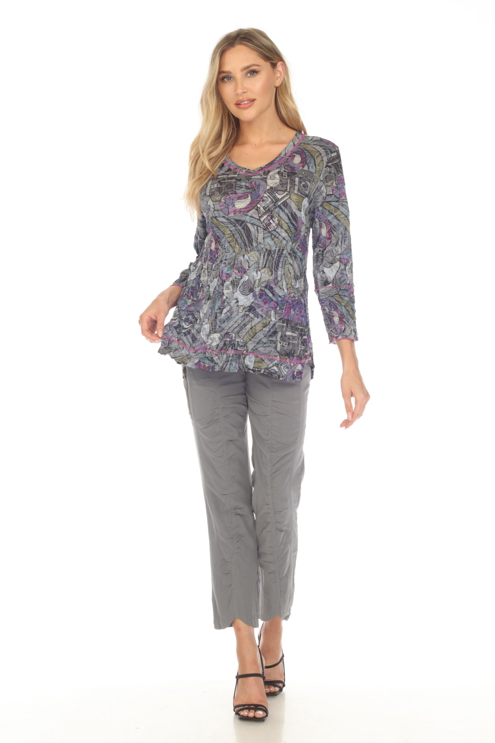 Julia Top - Amethyst Mosaic