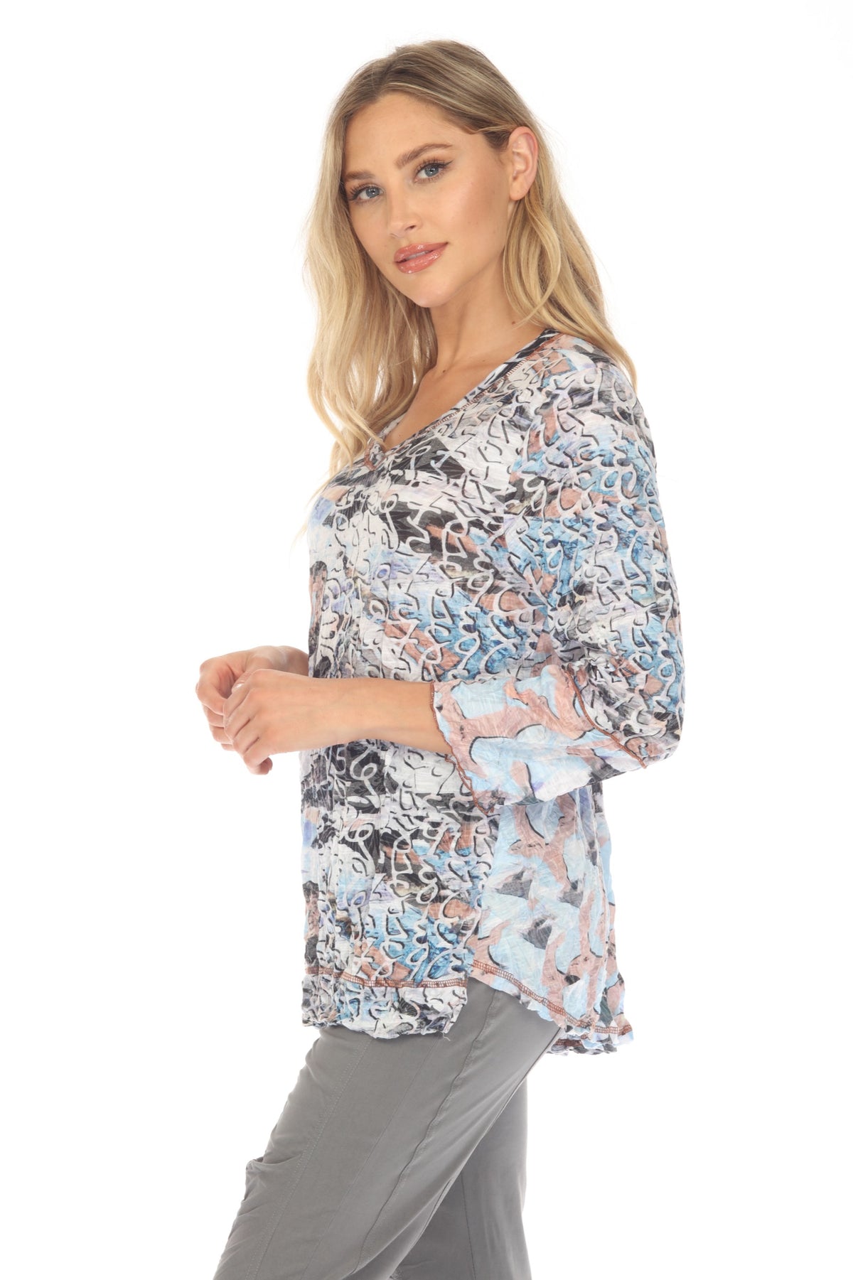 Julia Top - Whimsy Water - CARINE