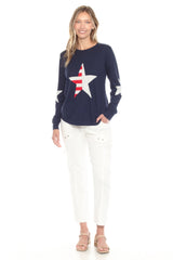 Stars and Stripes Cotton  Sweater - CARINE