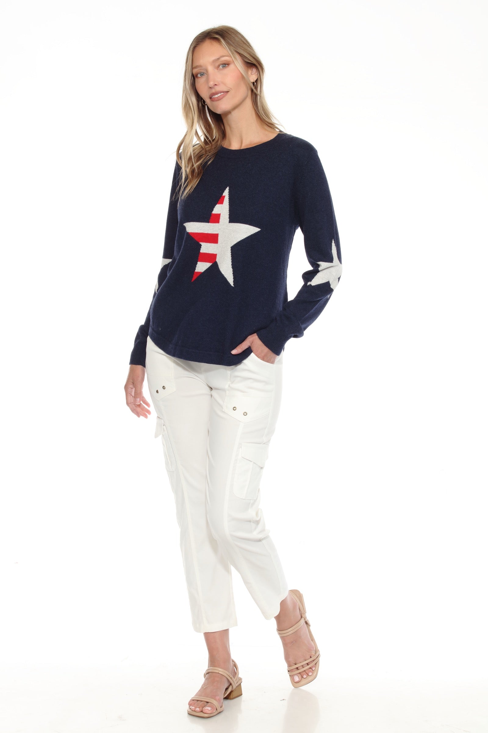 Stars and Stripes Cotton  Sweater