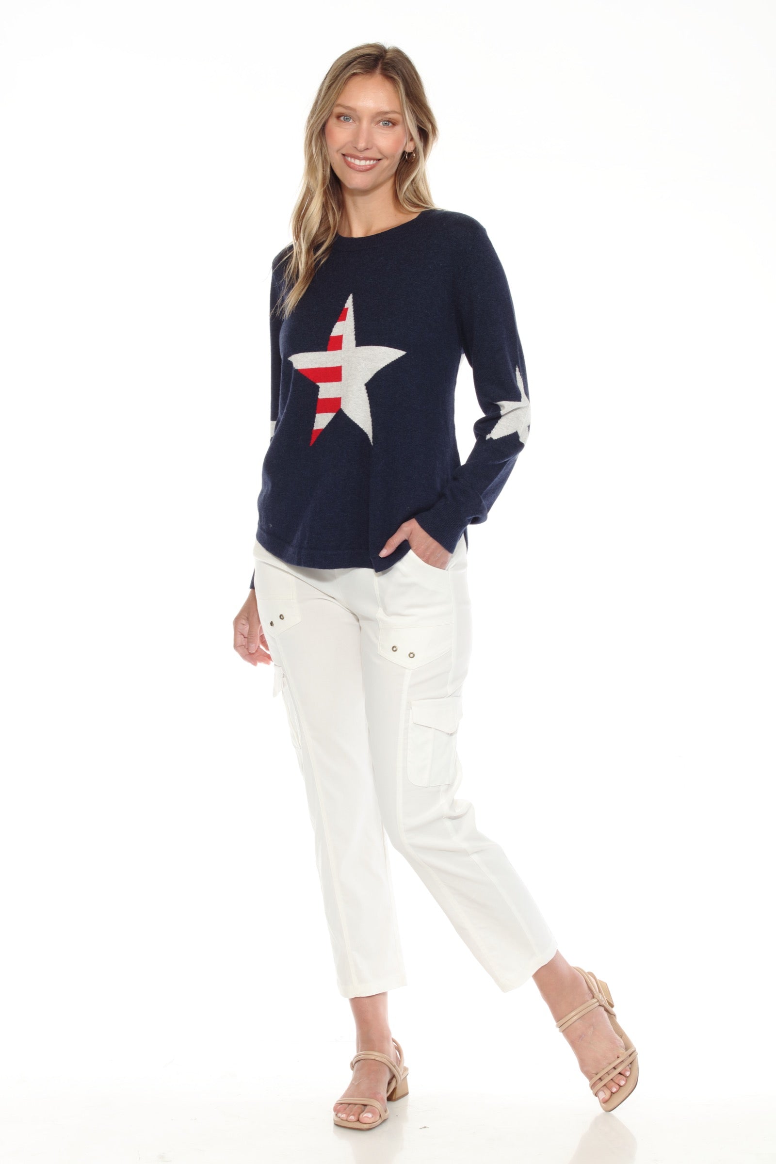 Stars and Stripes Cotton  Sweater