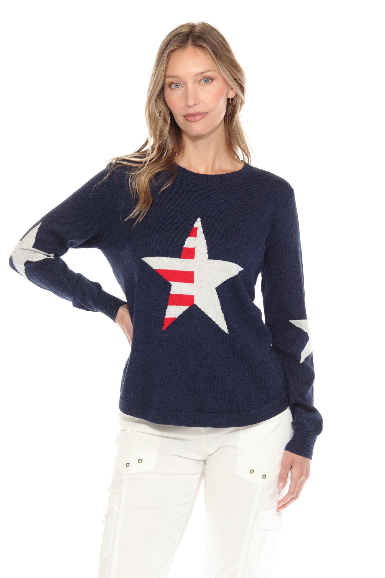 Stars and Stripes Cotton  Sweater