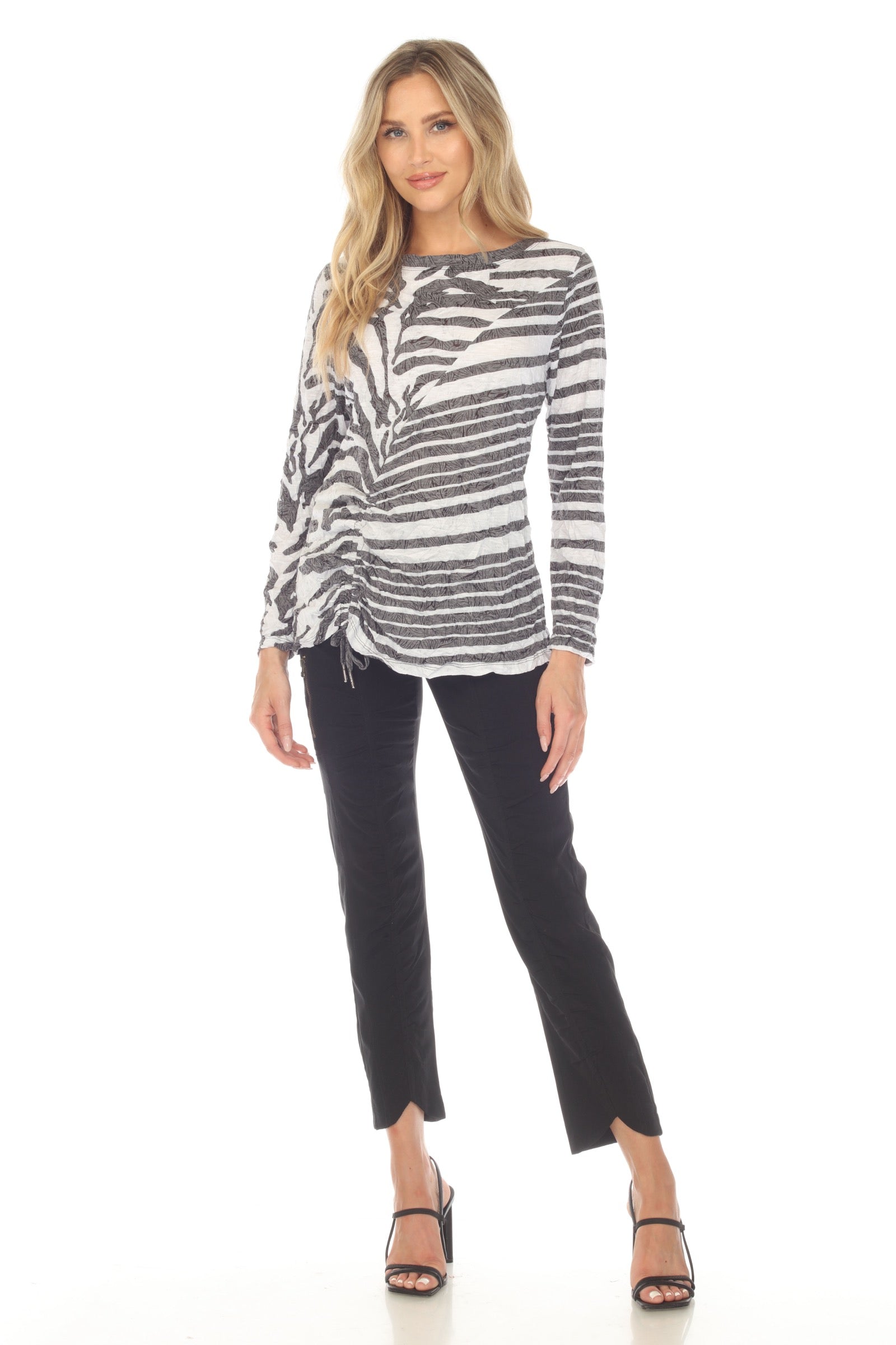 Joelle Top - Zebra Prism - CARINE