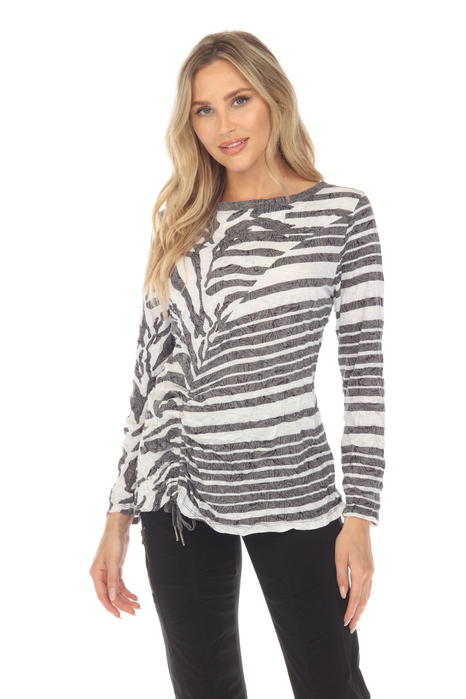Joelle Top - Zebra Prism - CARINE