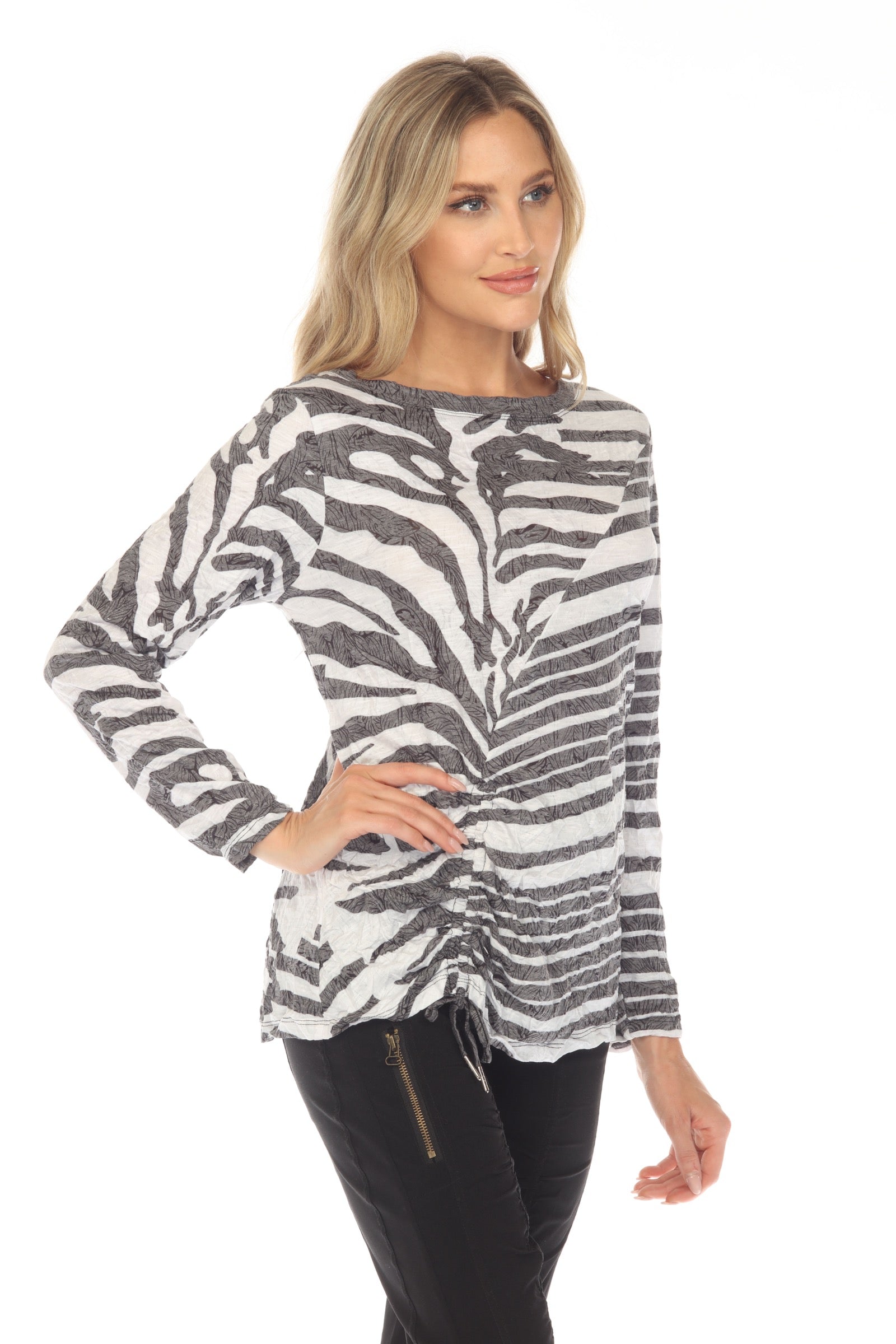 Joelle Top - Zebra Prism - CARINE