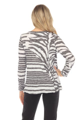 Joelle Top - Zebra Prism - CARINE