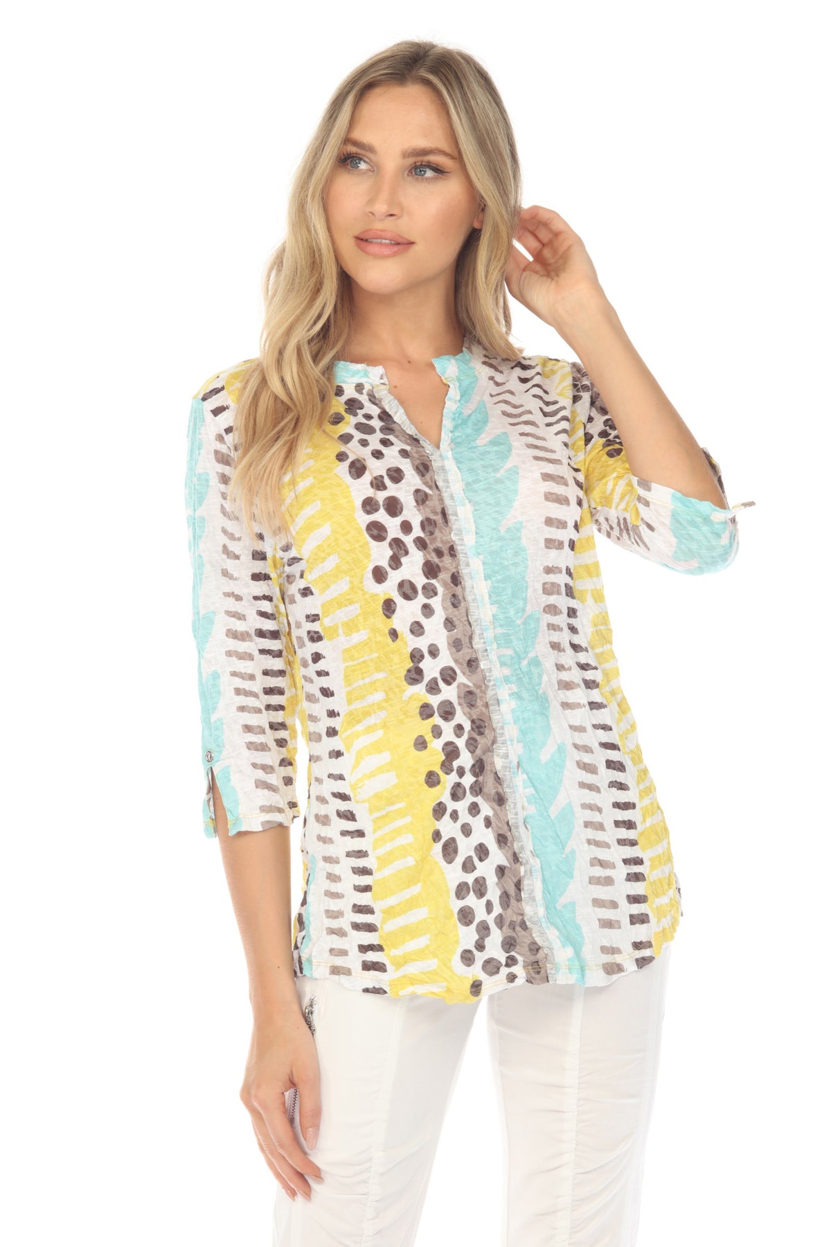 Pamela Top - Mint Twist - CARINE