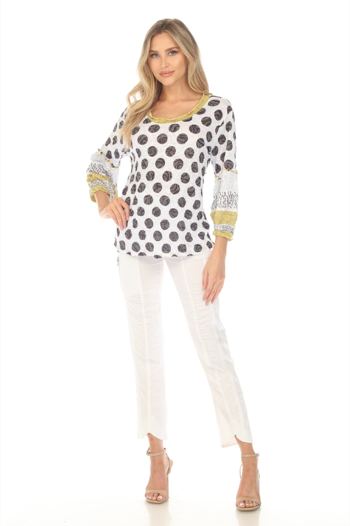 Carla Top - Mixed Dots - CARINE