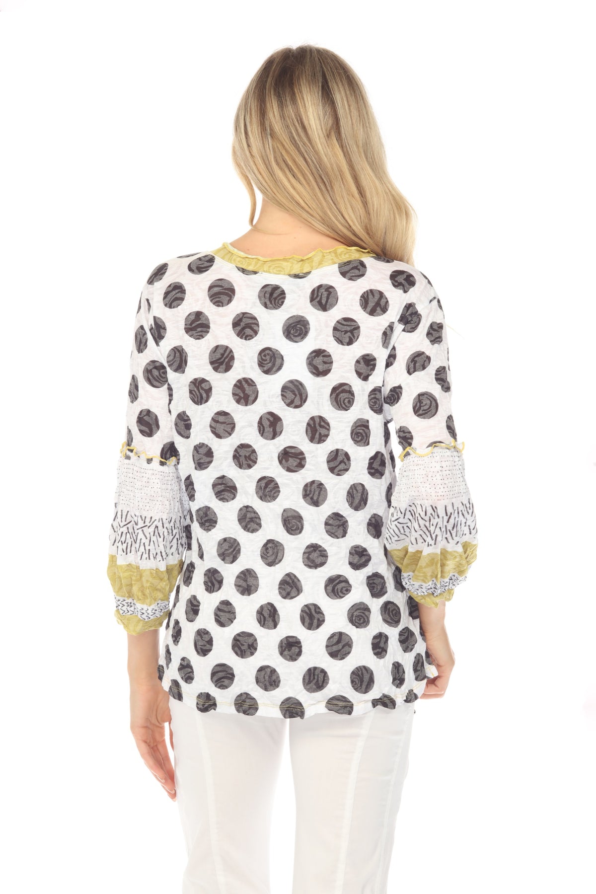 Carla Top - Mixed Dots - CARINE