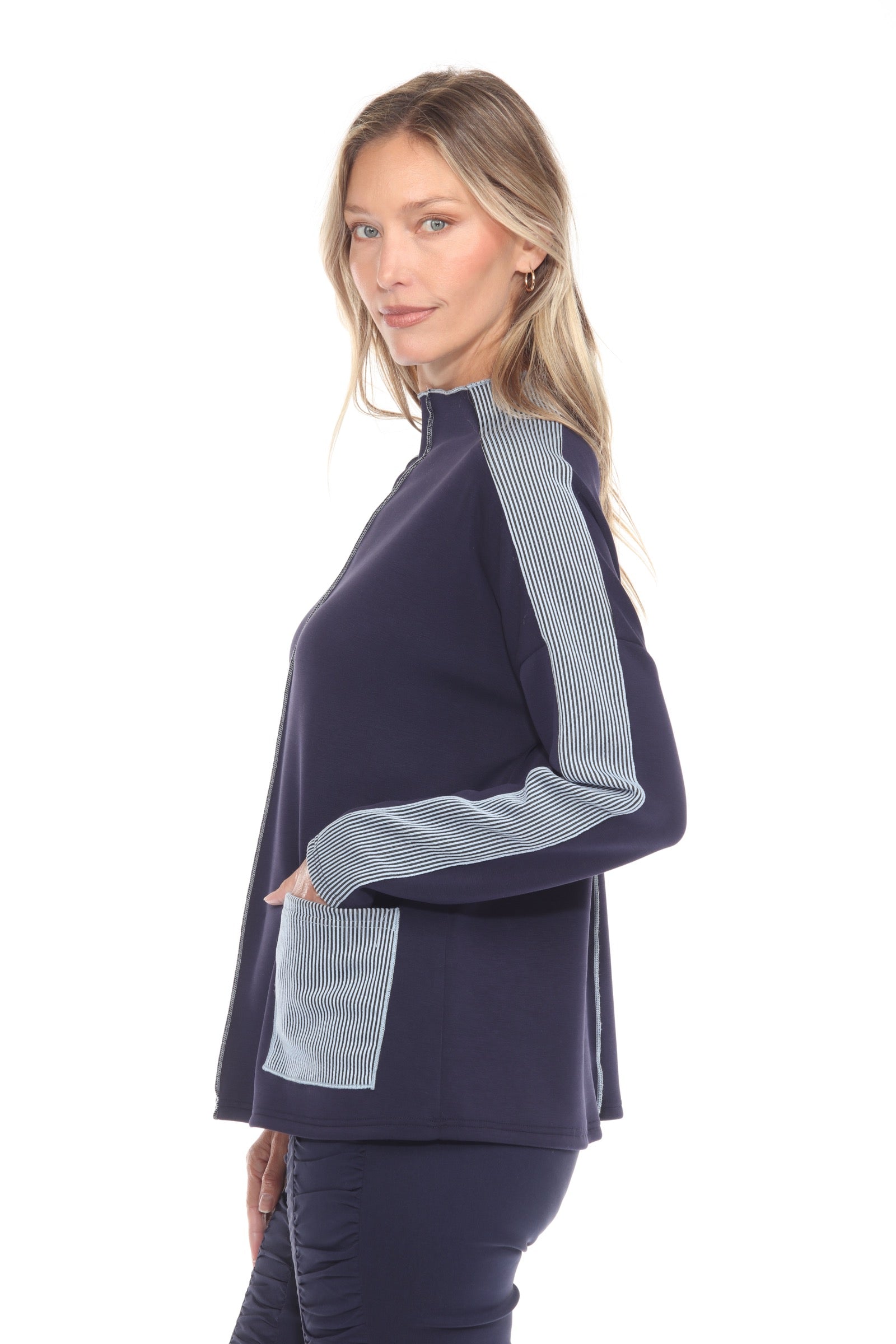 Rib Trim 1pkt Pullover