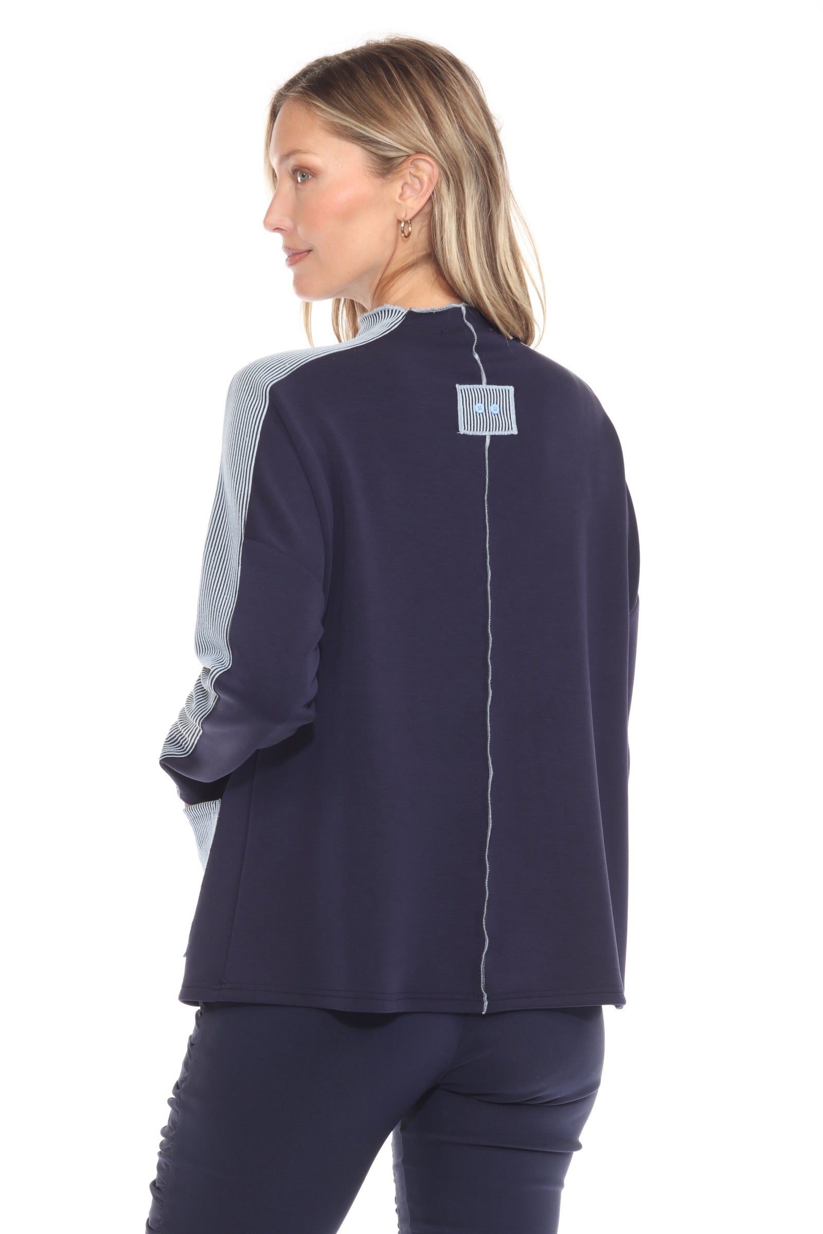 Rib Trim 1pkt Pullover