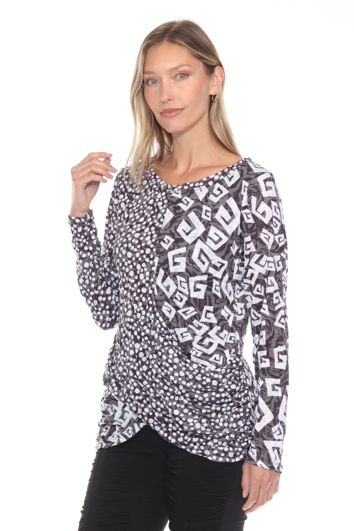 Evelyn Top - Pixel Dots - CARINE