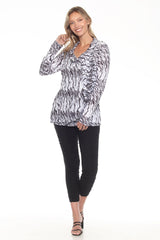 Kiley Top - Stripe Pulse