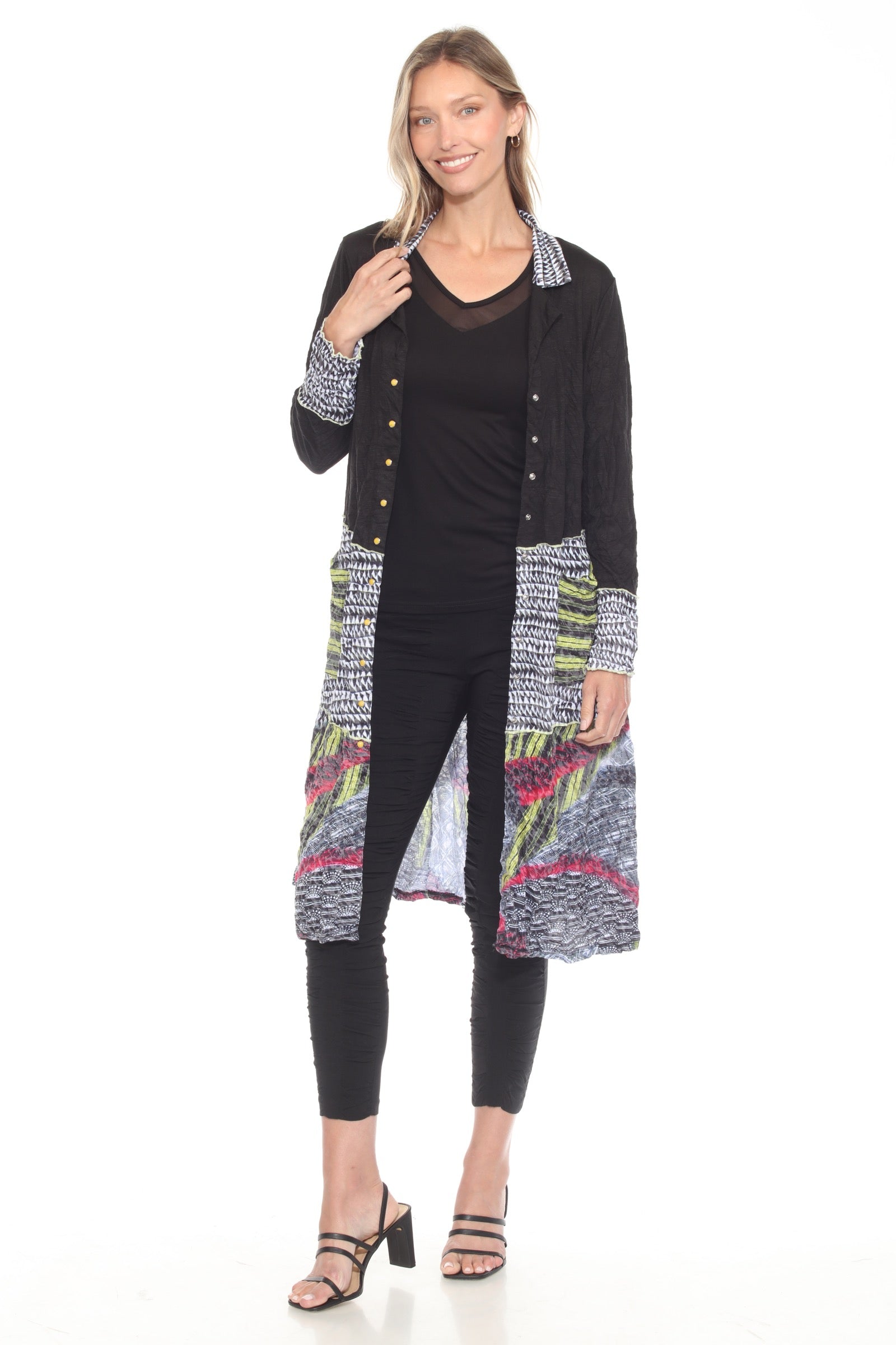 Duster Dress Jacket - Spectrum Dash