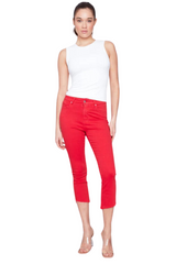 Bell Bottom Pant Raw Assymetrical Hem - CARINE