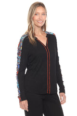 Penelope Top - Red Multi
