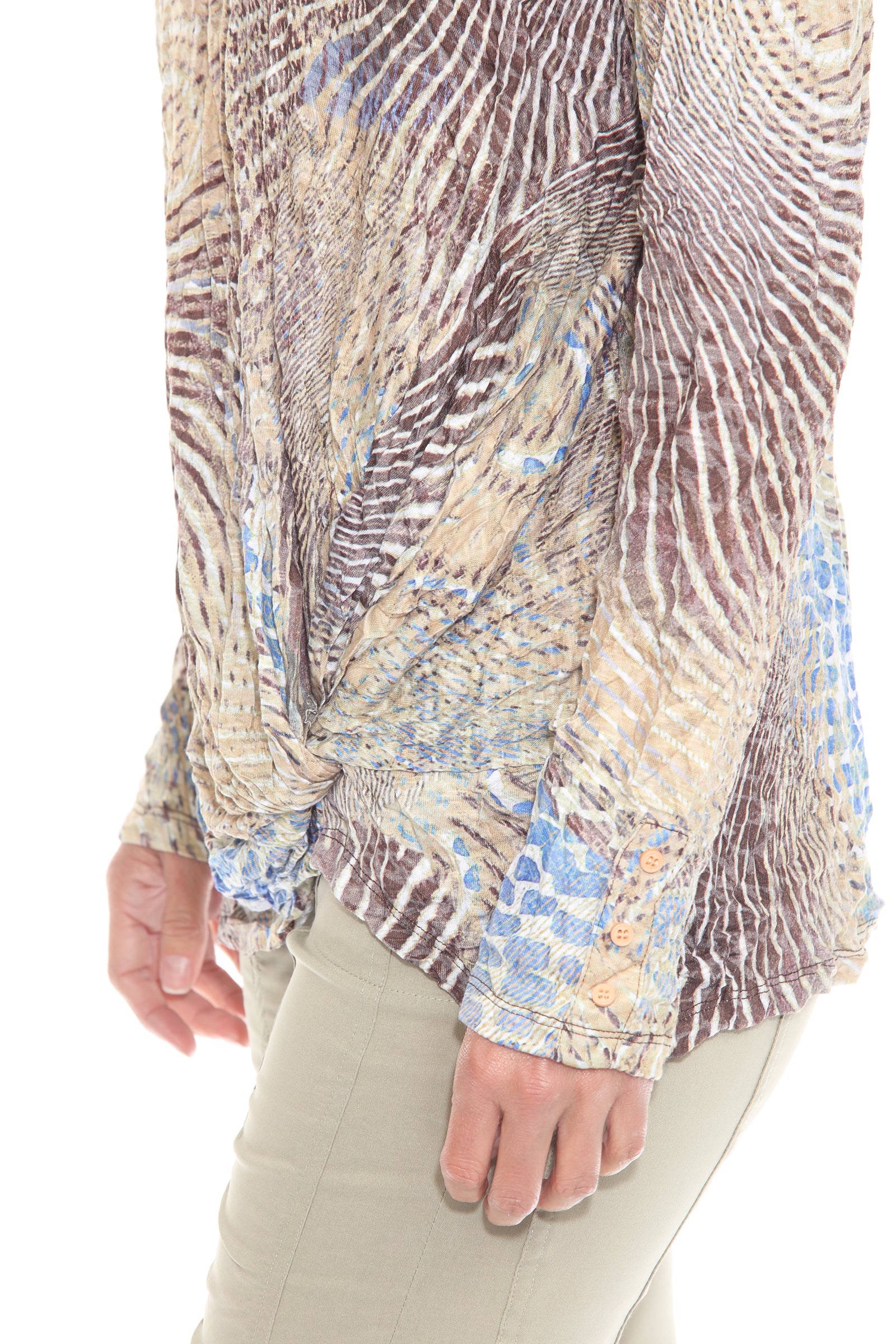 Layla Top - Sand Swirl