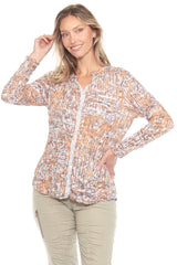 Pamela Top L/S  - Gold Weave - CARINE