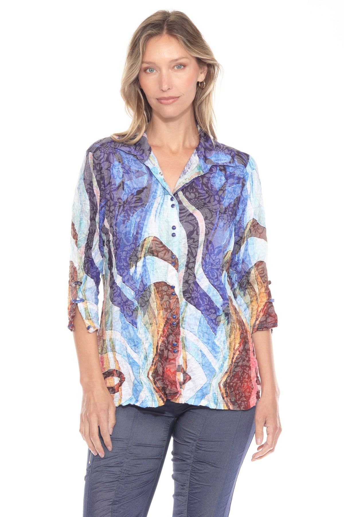 Sabrina Shirt - Amber Wave - CARINE