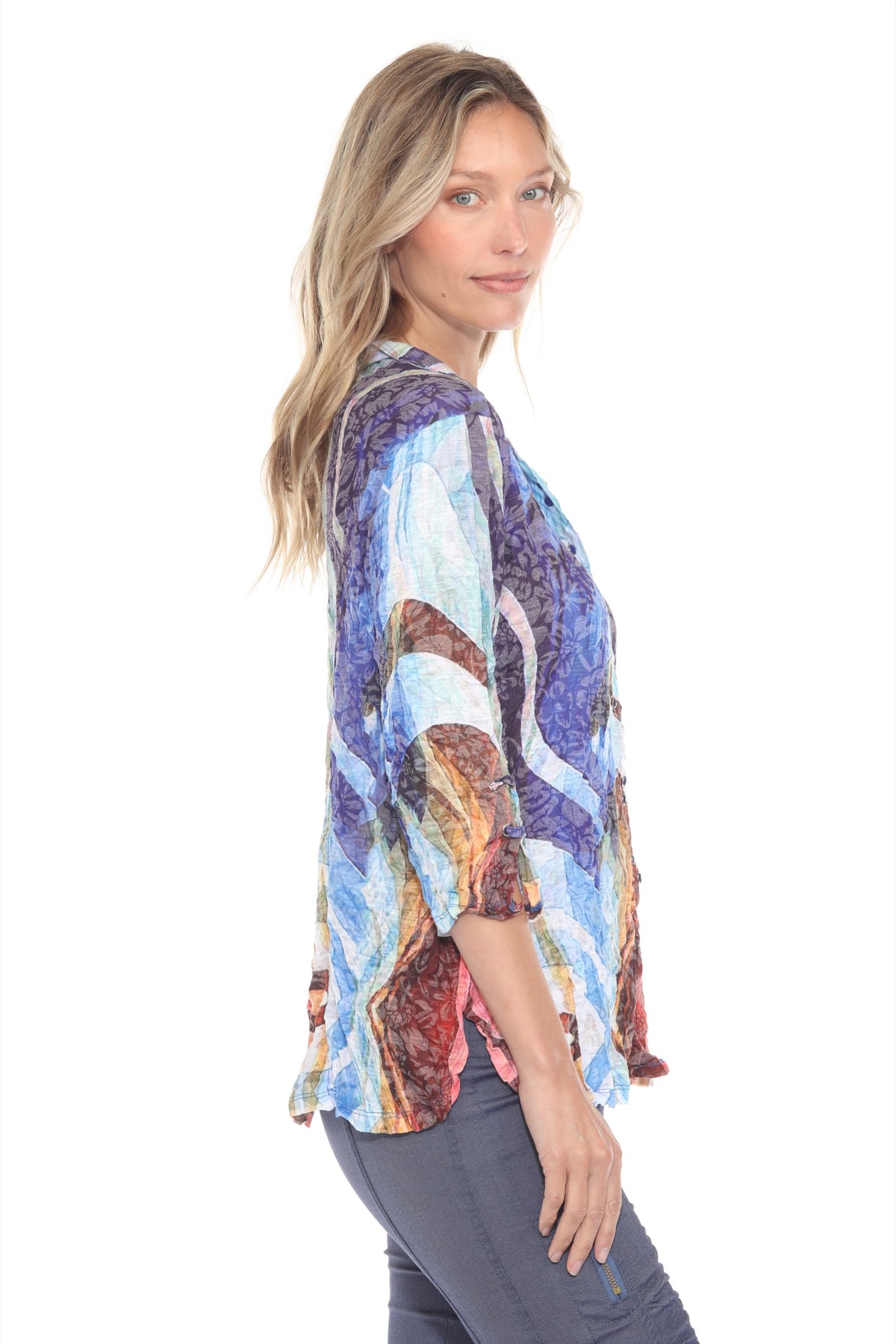 Sabrina Shirt - Amber Wave - CARINE