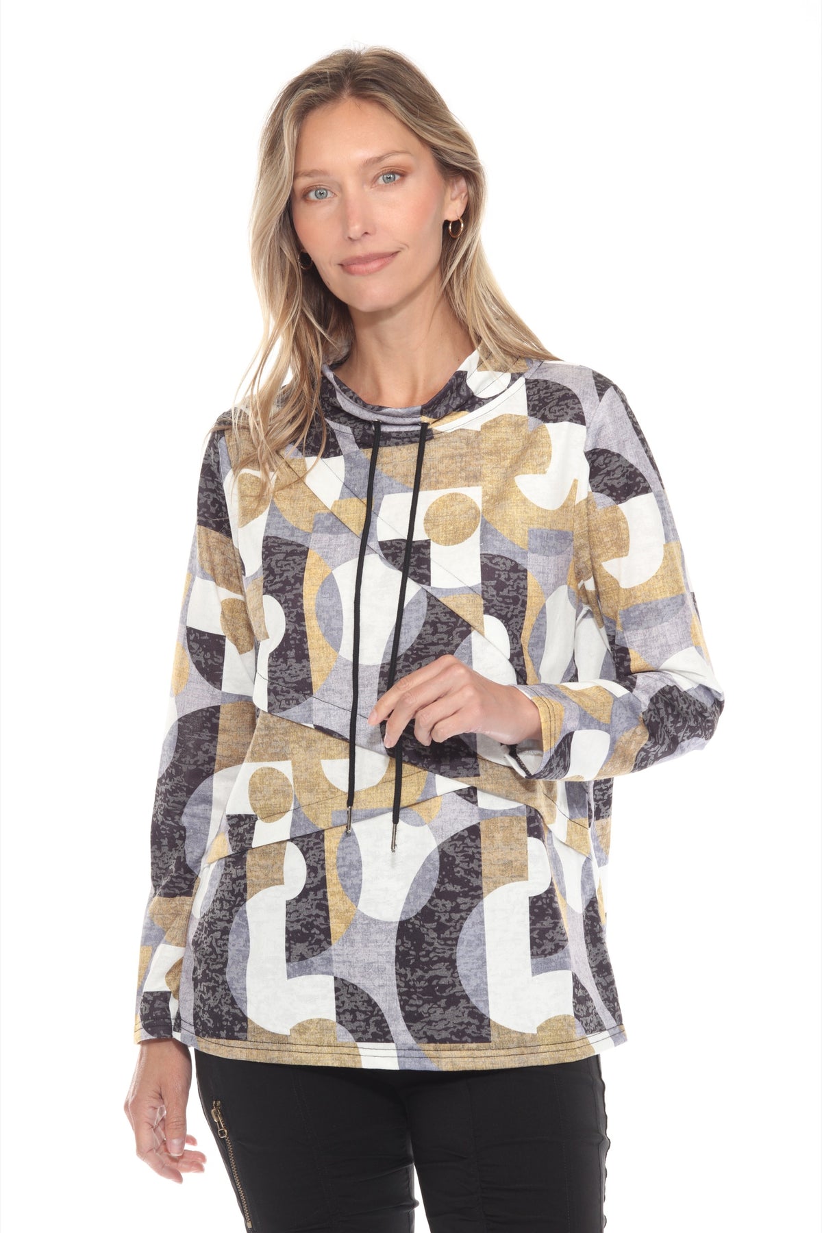 Jillian Pullover - Modern Circles - CARINE