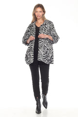 Pattern Knit Button Jacket - CARINE