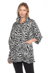 Pattern Knit Button Jacket - CARINE