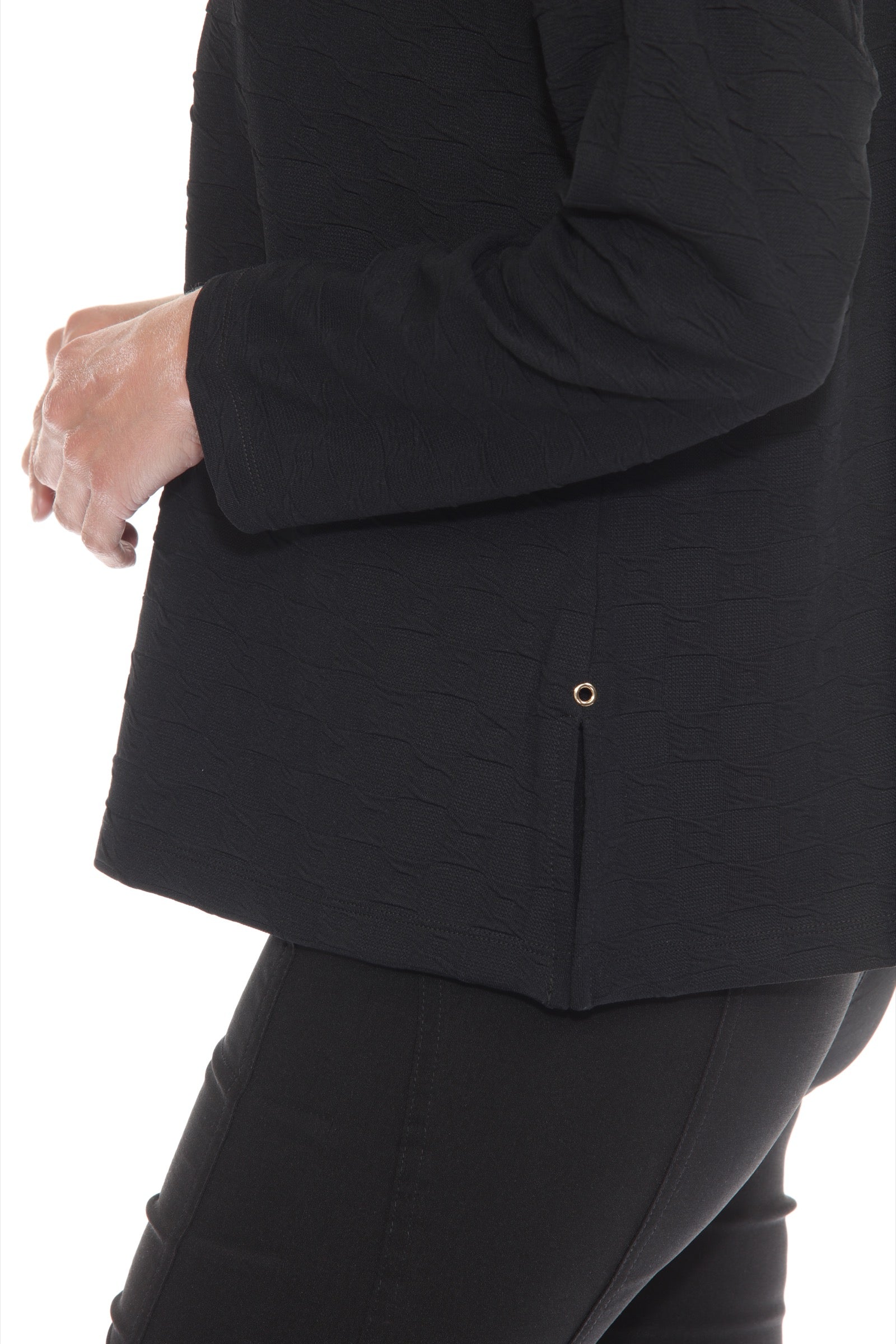 Half-Zip Textured Pullover