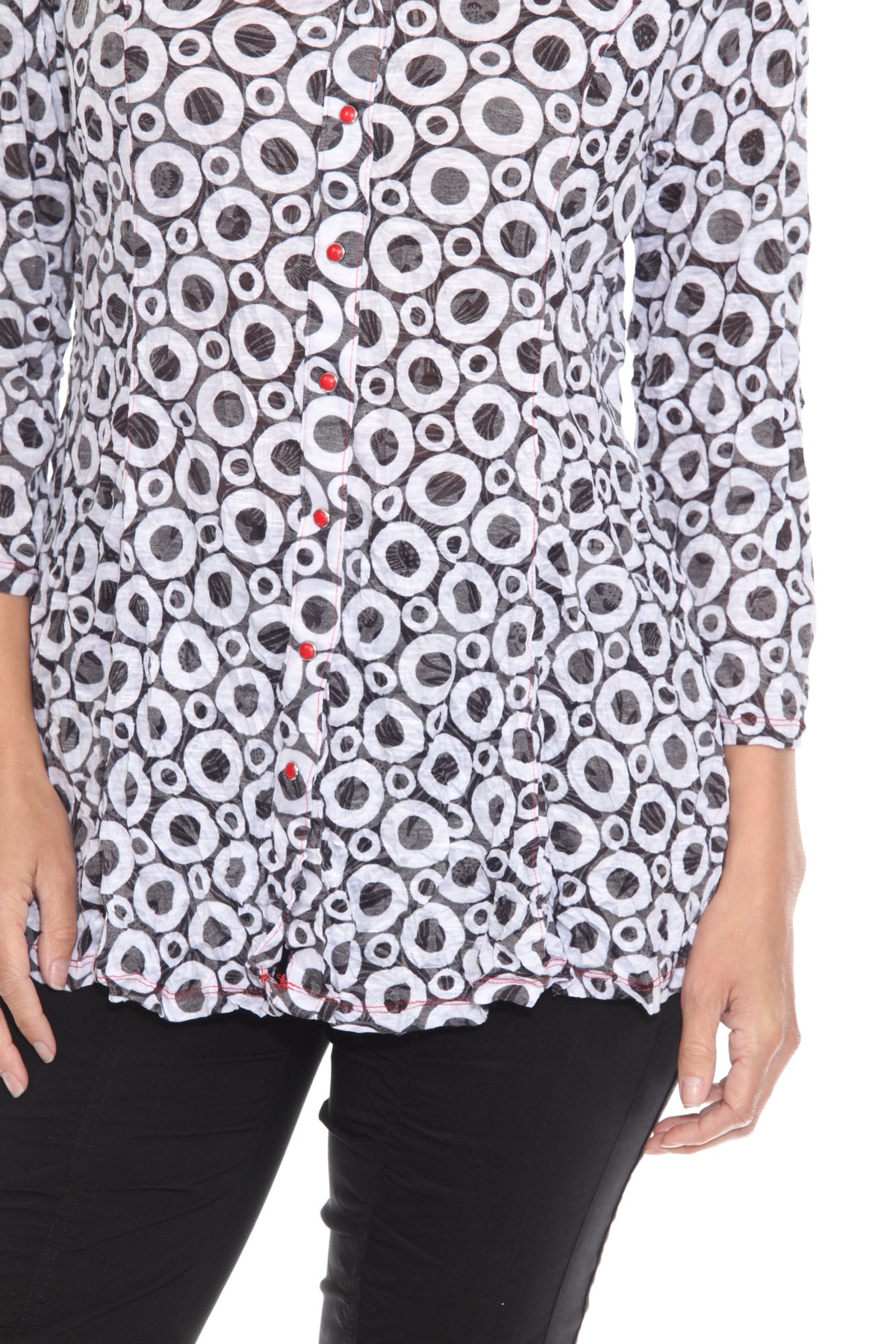 Selena Shirt - Retro Dots - CARINE