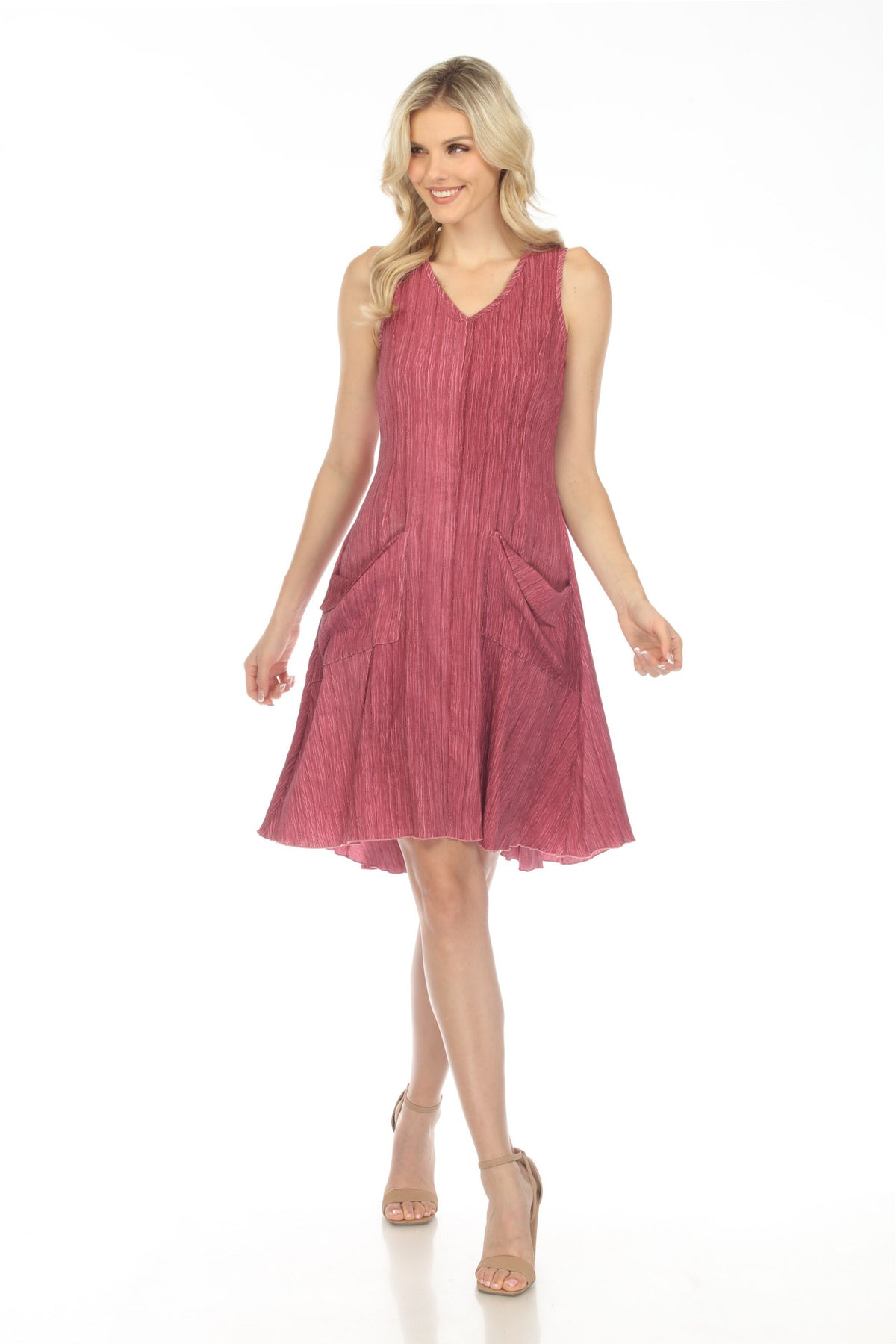 Sleeveless Two Pocket Sundress - CARINE