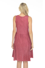 Sleeveless Two Pocket Sundress - CARINE