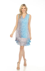 Laurie Dress - Blue Cascade - CARINE