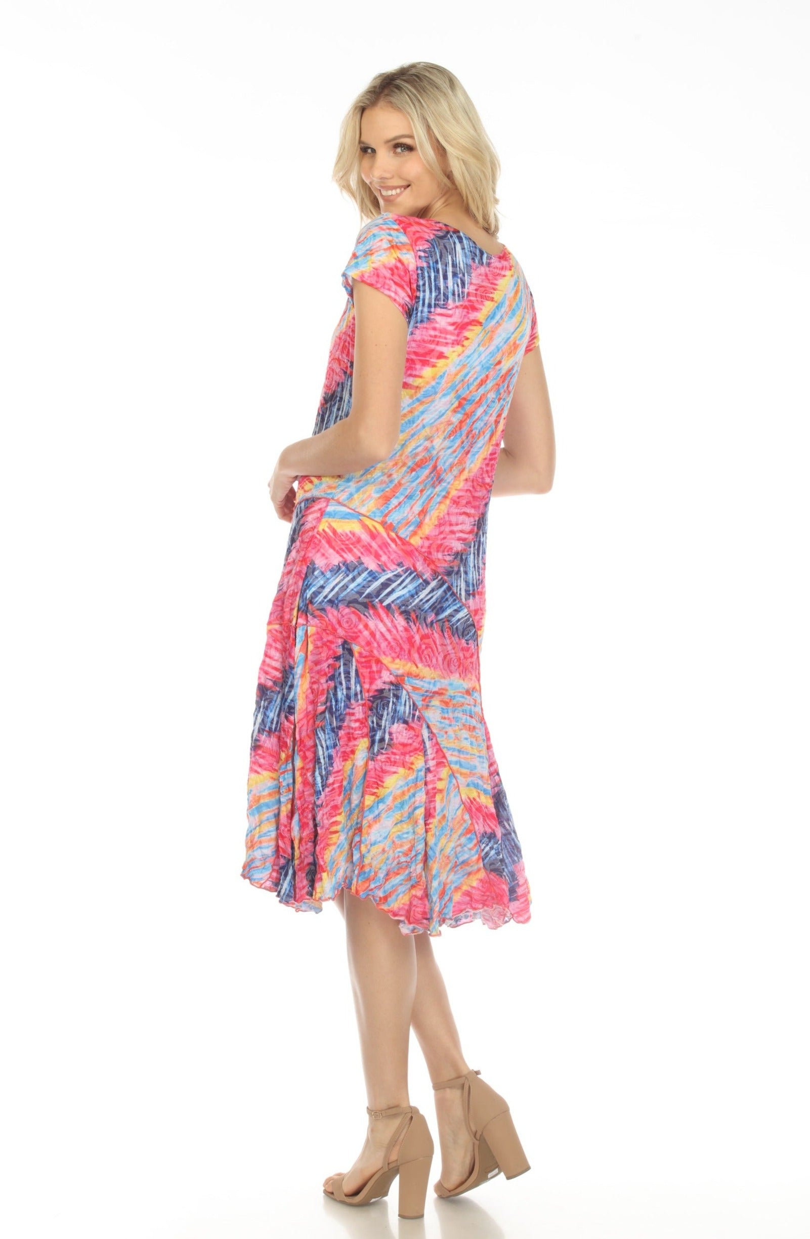 Gwen Dress S/S - Color Zone - CARINE