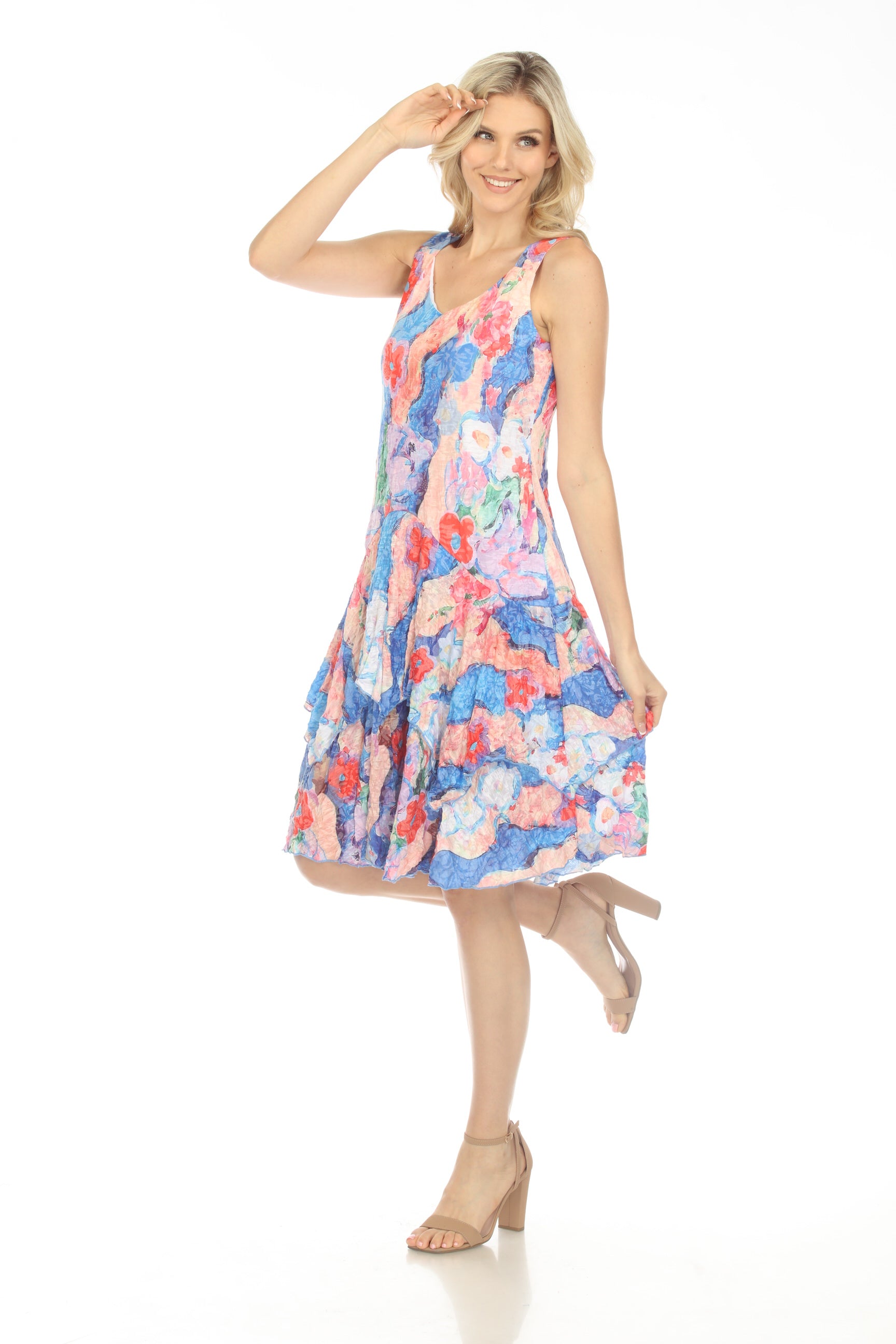 Paige Dress - Vibrant Blooms - CARINE