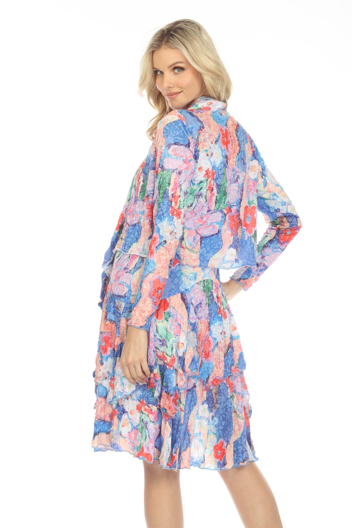 Paige Dress - Vibrant Blooms - CARINE