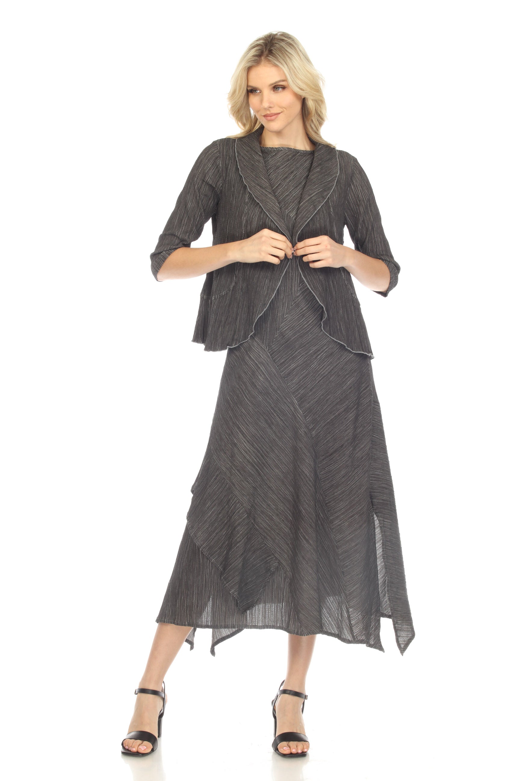 3/4 Sleeve Open Jacket - CARINE