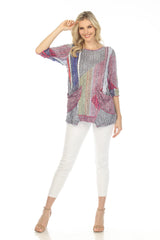Two-Pocket Tunic - Line Effect - CARINE