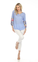 Carla Top - Pastel Accents - CARINE