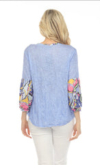 Carla Top - Pastel Accents - CARINE